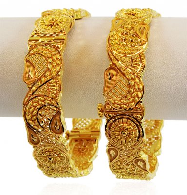 22K Gold Filigree Kada (1 PC) ( Kadas )