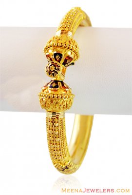 Gold Meenakari Pipe kada ( Kadas )