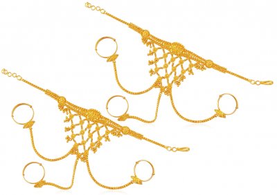 Gold Exclusive Panja (2PCs) ( Ladies Bracelets )