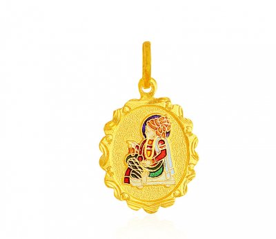 Swami Narayan Jee 22K Pendant ( Ganesh, Laxmi and other God Pendants )