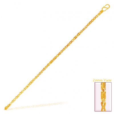 Mens 22k Gold Bracelet ( Men`s Bracelets )
