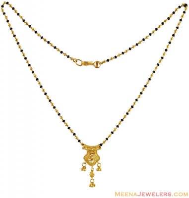 22k Delicate Fancy Mangalsutra ( MangalSutras )