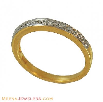 Gold Signity Band (22 Karat) ( Ladies Signity Rings )