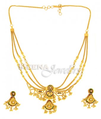 22Kt Necklace Set ( Light Sets )