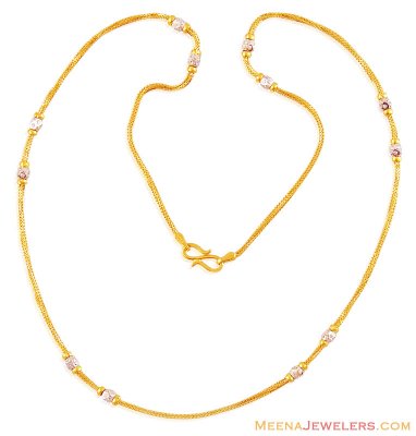 22 K Fancy Gold Chain  ( 22Kt Gold Fancy Chains )