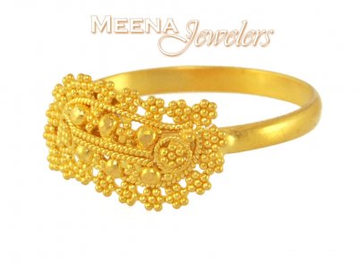 22Kt Designer Ring ( Ladies Gold Ring )