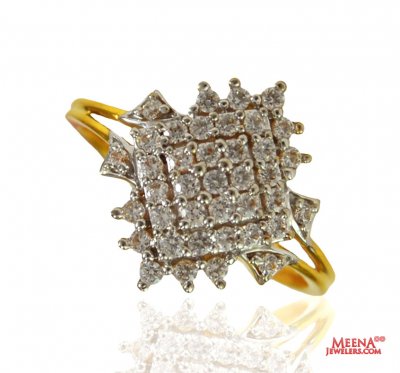 22k Gold Designer Ring  ( Ladies Signity Rings )