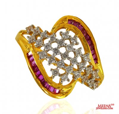 22 Kt Gold Ladies Signity Ring ( Ladies Signity Rings )