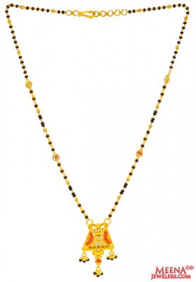 22K Gold  Three Tone Mangalsutra  ( MangalSutras )