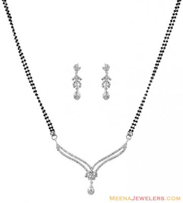 18K Diamond Mangalsutra Set ( Diamond MangalSutras )