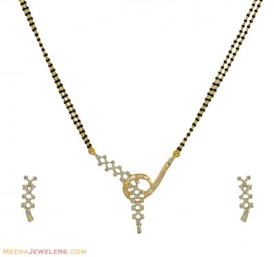 Designer Diamond Mangalsutra Set ( Diamond MangalSutras )