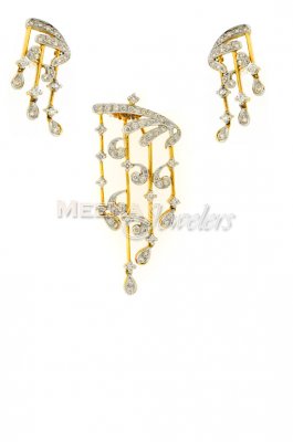 Genuine Diamond Pendant Set ( Diamond Pendant Sets )