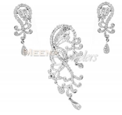 Genuine Diamond Pendant Set ( Diamond Pendant Sets )