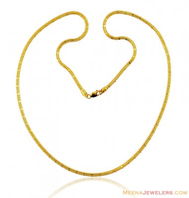 Gold 22k Fancy Chain ( Plain Gold Chains )