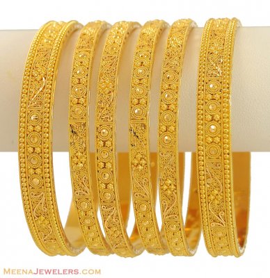 Indian Filigree Bangles Set ( Set of Bangles )