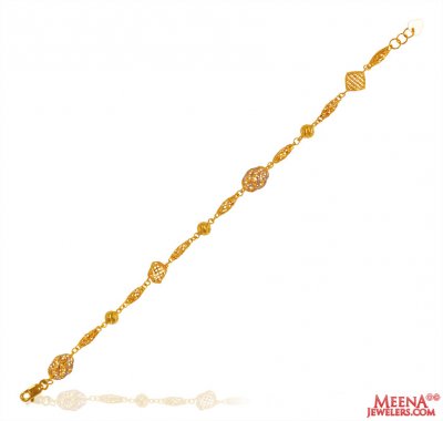 22Kt Gold Bracelet for Girls ( Ladies Bracelets )