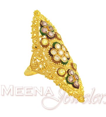 Designer Gold Ring ( Ladies Gold Ring )