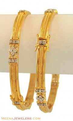 Genuine Diamond Bangles (18k) ( Diamond Bangles )