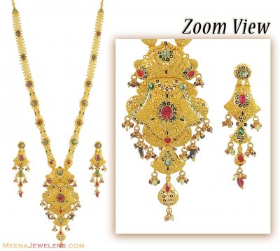 22K Gold Bridal Set ( Bridal Necklace Sets )