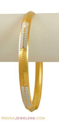 Gold Mens Lazer Kada (22k) ( Mens Gold Kada )