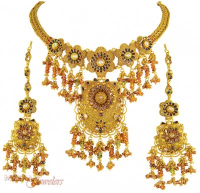 Indian Antique Necklace Set ( Antique Necklace Sets )