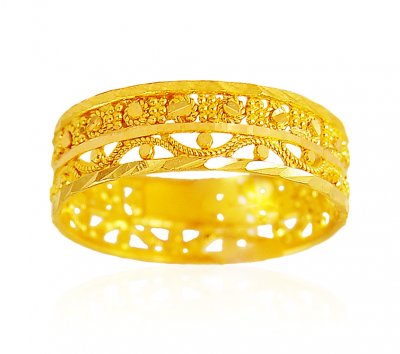 22K Gold Fancy Ring ( Ladies Gold Ring )