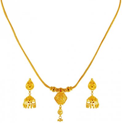22 Karat Gold Nacklace Set ( Light Sets )