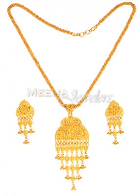 22 Kt Gold Pendant Set ( Gold Pendant Sets )