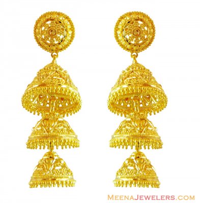 Alternate product for erfc14617 ( 22Kt Gold Fancy Earrings )