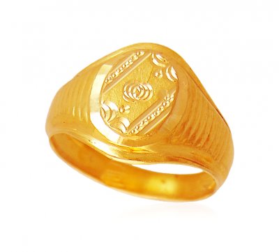 Mens 22K Gold Ring ( Mens Gold Ring )