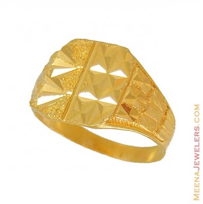 Mens Gold Ring (22 Karat) ( Mens Gold Ring )