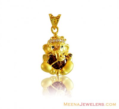 22k Designer Ganesh Pendant  ( Ganesh, Laxmi and other God Pendants )