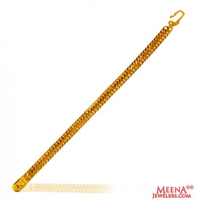 22kt Gold Mens Bracelet ( Men`s Bracelets )