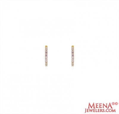 22K Gold Clip On Earrings ( Clip On Earrings )