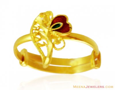 22k Simple Ladies Adjustable Ring ( Ladies Signity Rings )