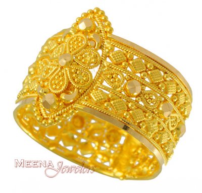 22Kt Gold Wide Ring ( Ladies Gold Ring )