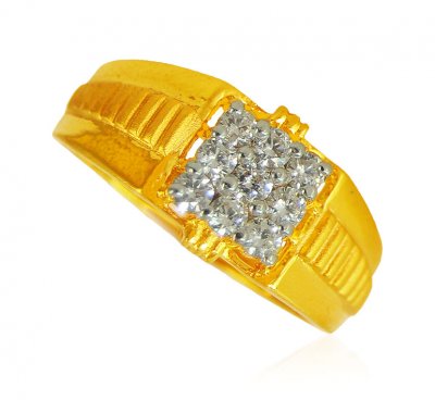 Mens 22K Gold  Ring ( Mens Signity Rings )