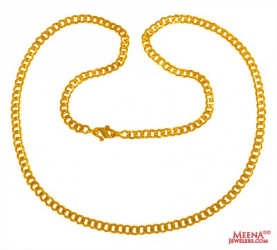 22 kt Yellow Gold Long Chain ( Men`s Gold Chains )