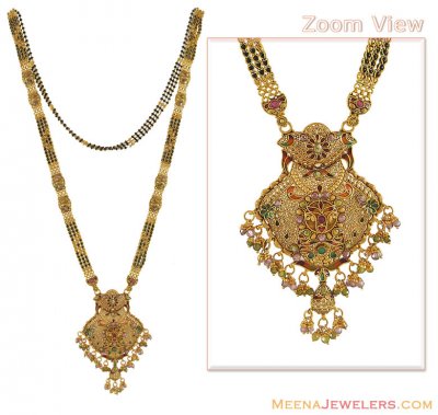 22K Antique Mangalsutra (26 Inch) ( MangalSutras )