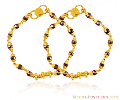 Gold Beads Baby Bracelet ( 22Kt Baby Bracelets )