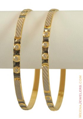 22K Two Tone Bangles ( Two Tone Bangles )