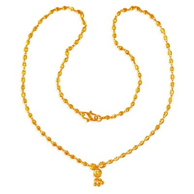 22K Gold Dokia Chain - chfc21592 - 22Kt Gold dokia chain is designed ...