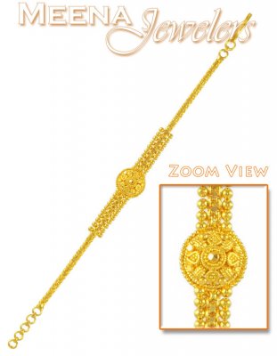 22Kt Gold Filigree Bracelet ( 22Kt Baby Bracelets )
