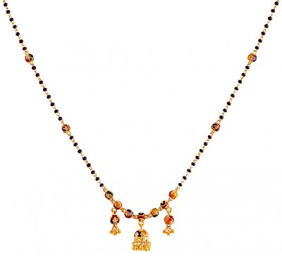 Meenakari 22k Gold Mangalsutra  ( MangalSutras )