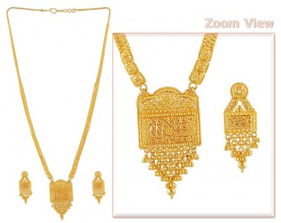 22Kt Gold Patta Set ( Bridal Necklace Sets )