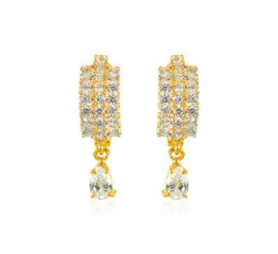 22kt Gold Clip On Earrings  ( Clip On Earrings )