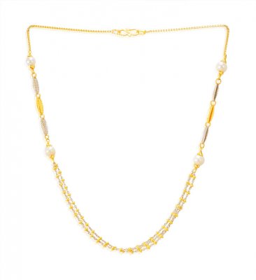 22kt Gold Fancy Chain for Girls ( 22Kt Gold Fancy Chains )