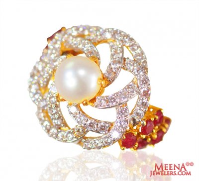 22 Karat Gold Exclusive Ring  ( Ladies Gold Ring )