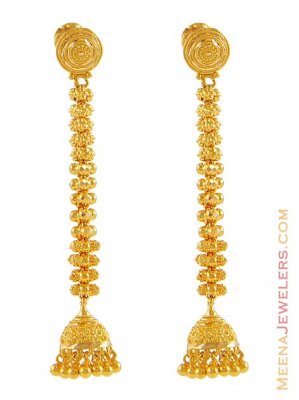 Filigree long earring ( Long Earrings )