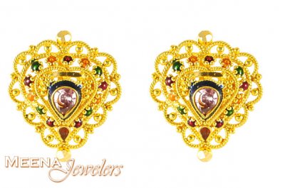 22Kt Gold Jewelry (Meenakari) ( 22 Kt Gold Tops )